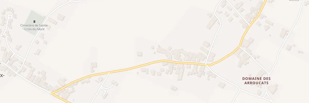 Plan de Mounet Sud à Sainte-Croix-du-Mont