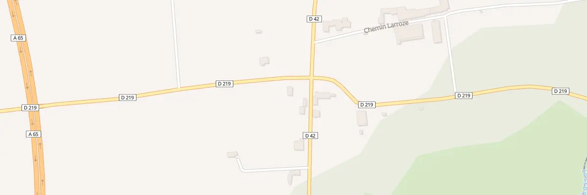 Plan du 10 Rte de la Gare à Claracq
