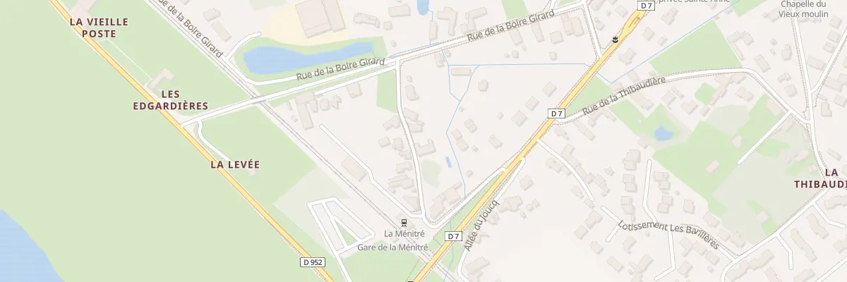 Plan du 6 Rue de la Gare à La Ménitré