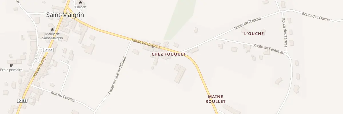 Plan du 20 Rte de Baignes à Saint-Maigrin