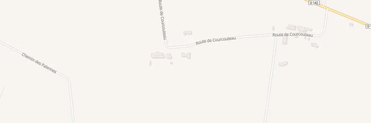 Plan du 5529 Courcouteau à Chantillac