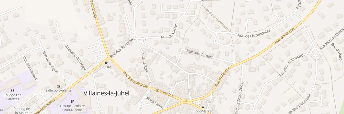 Plan du 26 Rue Chevreuil à Villaines-la-Juhel