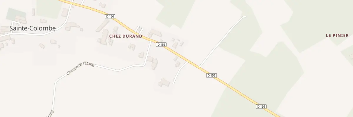 Plan du 5041A Chez Durand Sud à Sainte-Colombe