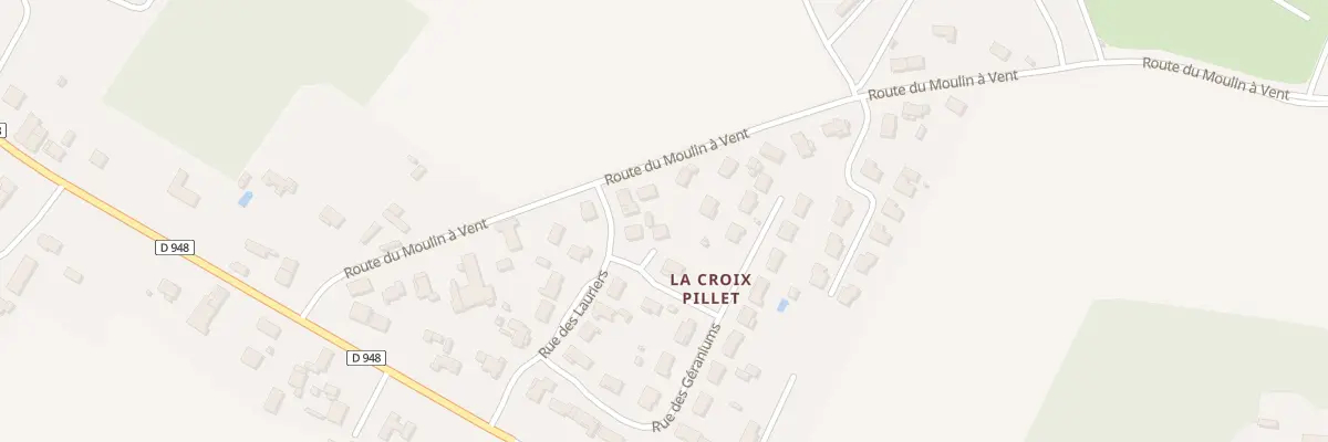 Plan du 26 Rue des Geraniums Croix Pillet à Aigondigné