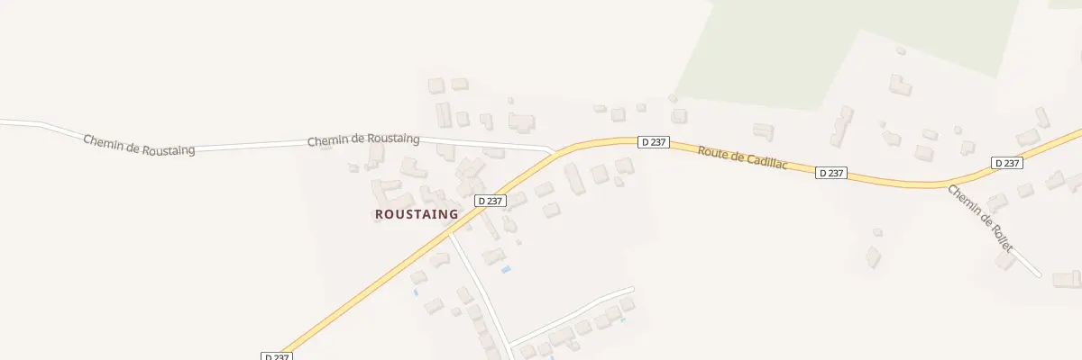 Plan du 32A Rte de Cadillac à Targon