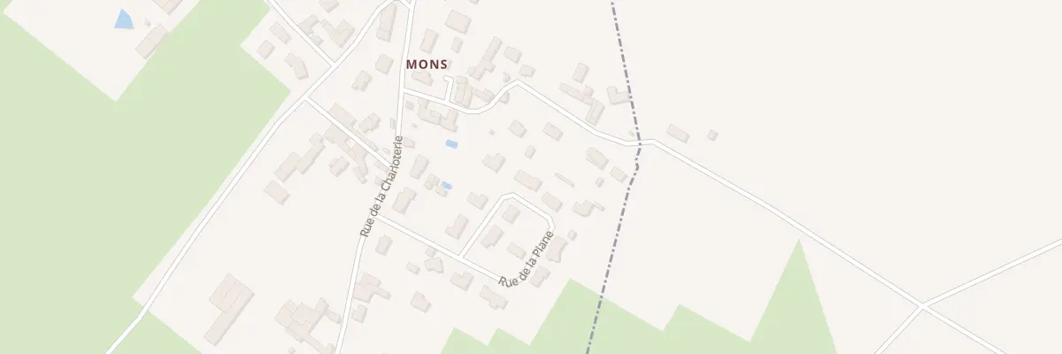 Plan du 26 Rue de la Piane à Azay-le-Brûlé