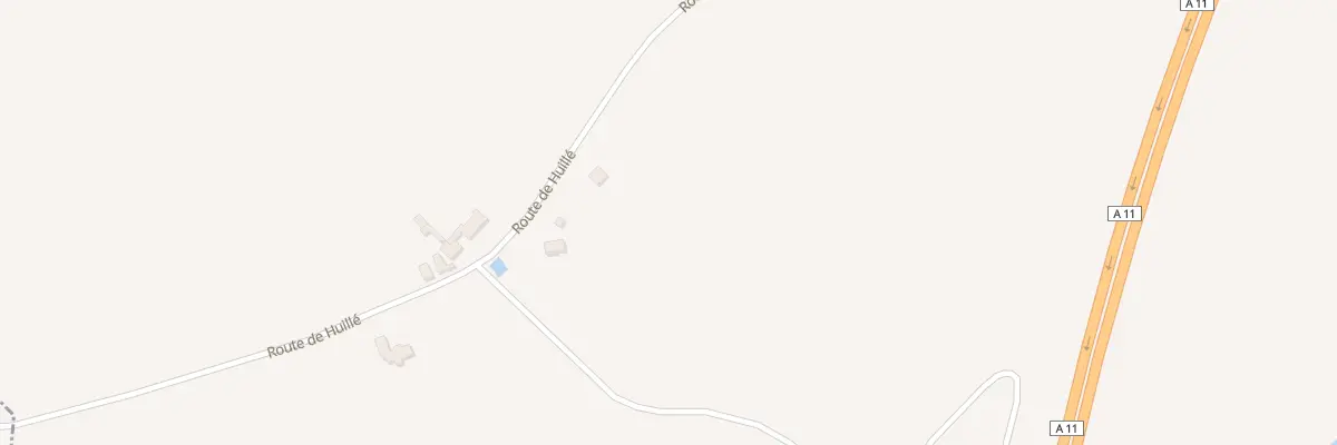 Plan du 2155 Rte de Huillé à Durtal