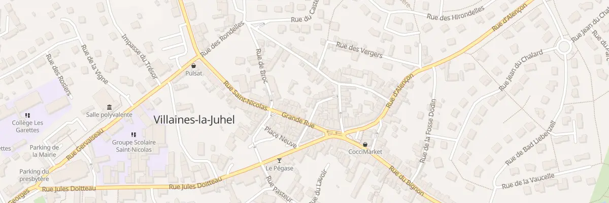 Plan du 13 Grande Rue à Villaines-la-Juhel