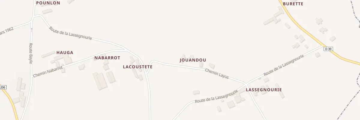 Plan du 7 Che Layus à Maucor