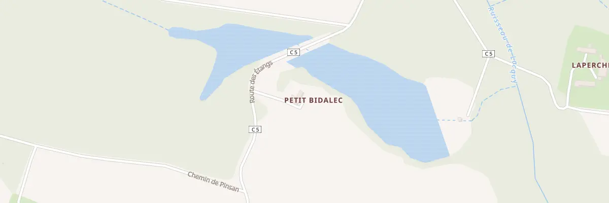 Plan du 851 Rte des Etangs à Lacquy