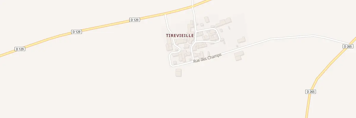 Plan du 1 Rue des Champs à Saint-Mandé-sur-Brédoire