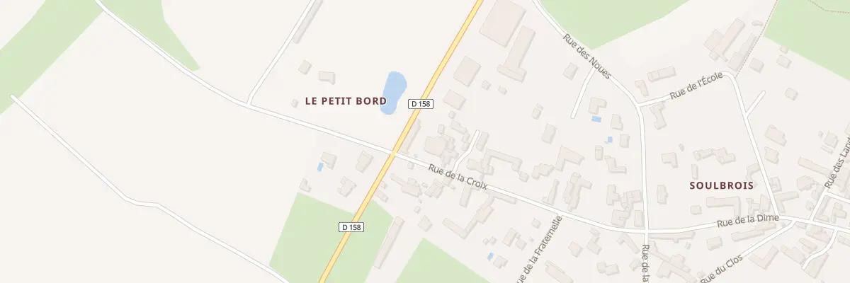 Plan du 22 Rue de la Croix -Soulbrois à Thouars