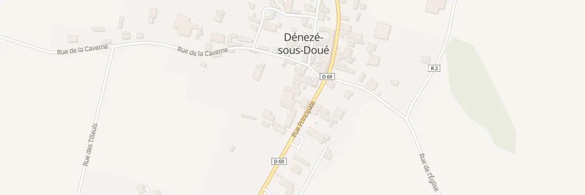 Plan du 3 Rue Principale à Dénezé-sous-Doué