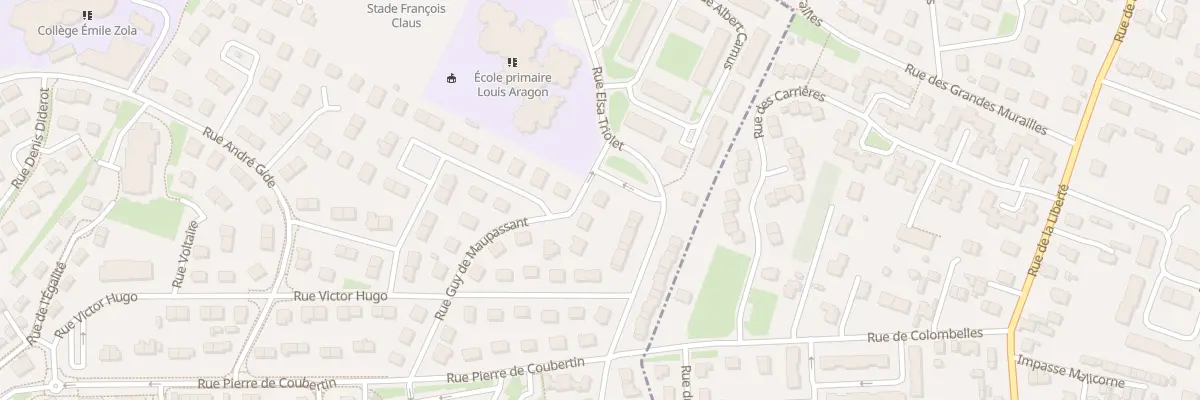 Plan du 20 Rue Guy de Maupassant à Giberville