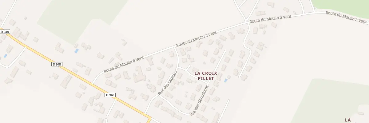 Plan du 28 Rue des Geraniums Croix Pillet à Aigondigné