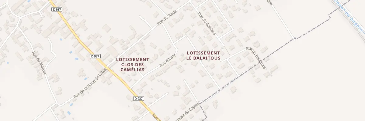 Plan du 14 Rue d’Iraty à Bordes