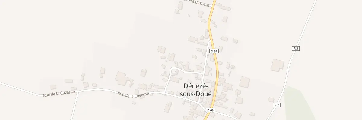 Plan du 9 Rue des Vieilles Caves à Dénezé-sous-Doué