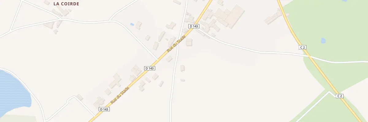 Plan du 19B Rue du Stade à Boussais
