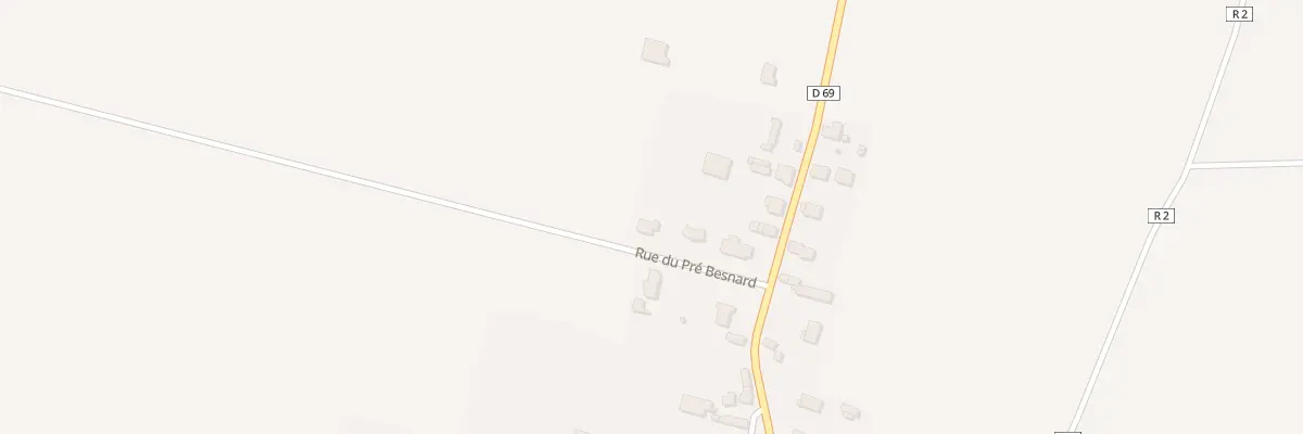 Plan du 8 Rue du Pré Besnard à Dénezé-sous-Doué