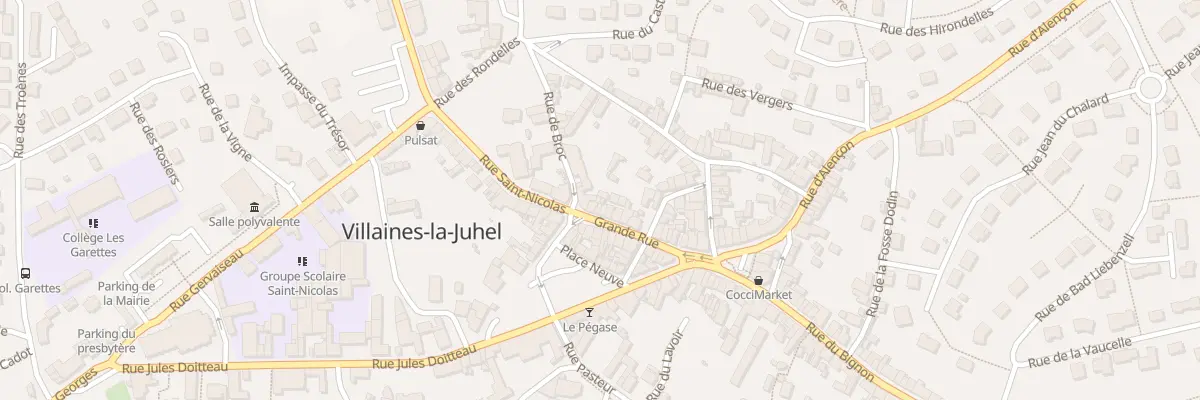 Plan du 5B Grande Rue à Villaines-la-Juhel