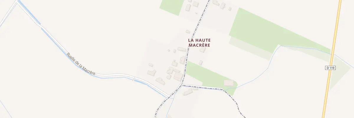 Plan du 23 Rte de la Haute Macrere à Mazé-Milon