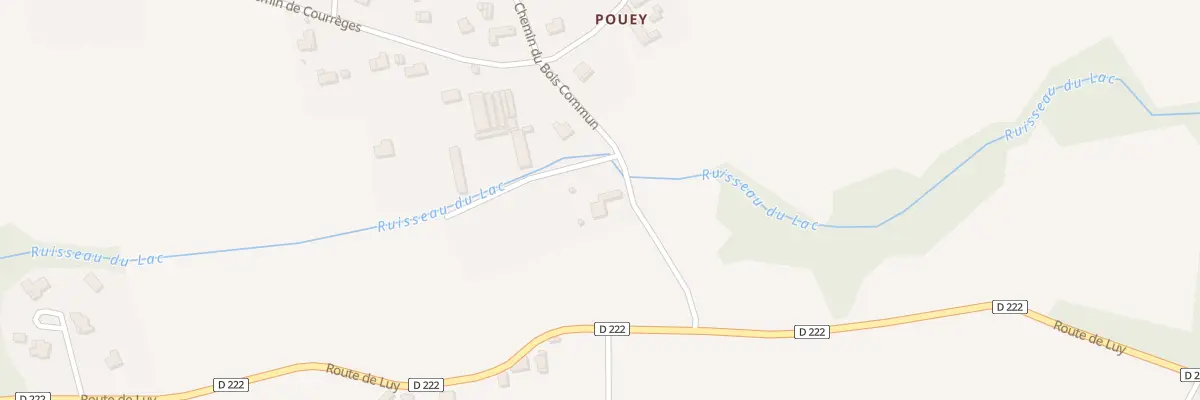 Plan du 3 Che du Bois Commun à Bernadets