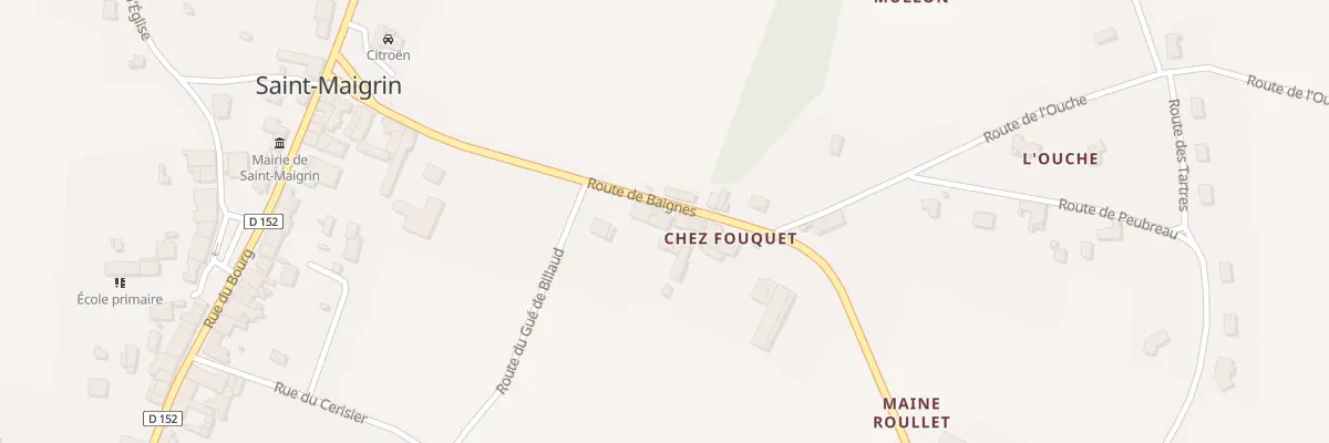 Plan du 5050 Chez Fouquet à Saint-Maigrin