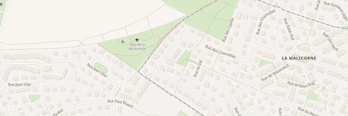 Plan du 8 Rue des Charmilles à Démouville