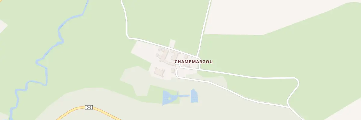 Plan du 3 Champmargou à Augé