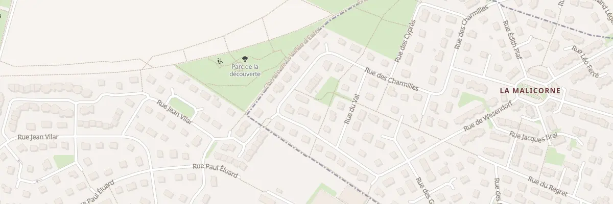 Plan du 2 Rue des Charmilles à Démouville