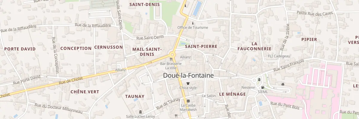 Plan du 1 Rue foullon à Doué-en-Anjou