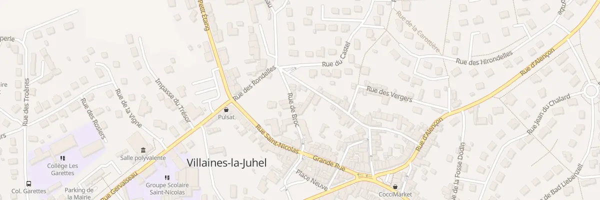 Plan du 4 Rue de Broc à Villaines-la-Juhel