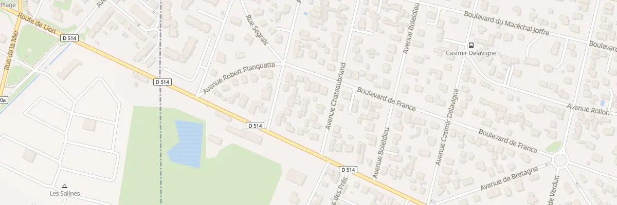 Plan du 7 Av Chateaubriand à Ouistreham