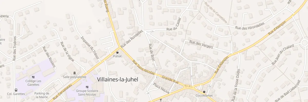 Plan du 5 Rue de Broc à Villaines-la-Juhel