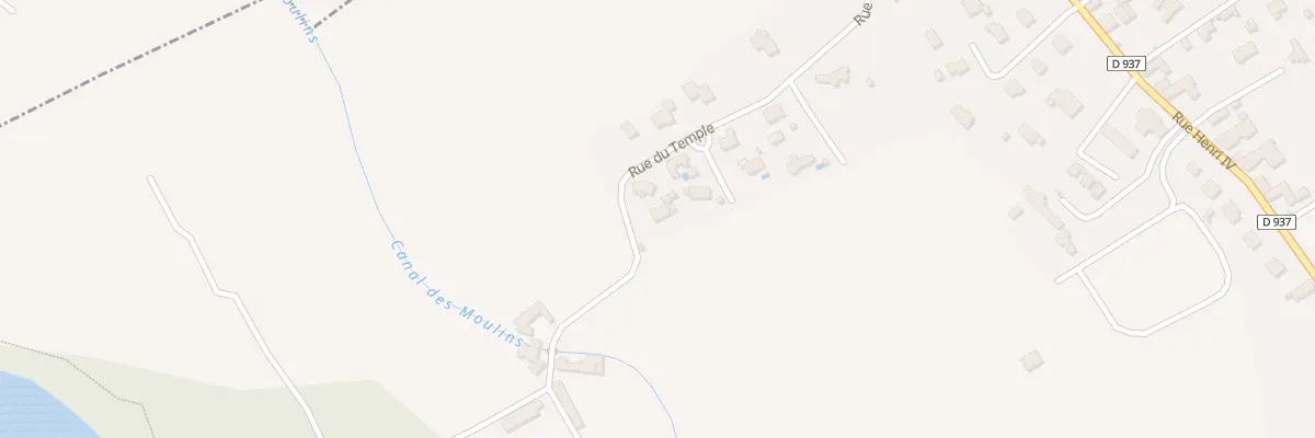 Plan du 431 Rue du Temple à Boeil-Bezing