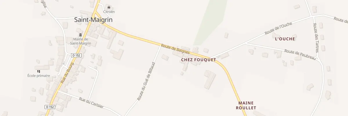 Plan du 5049 Chez Fouquet à Saint-Maigrin