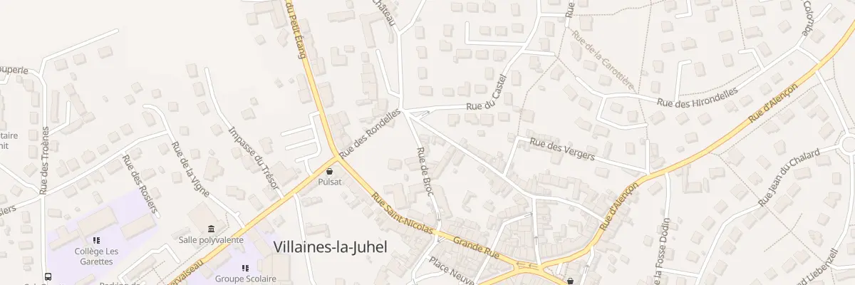 Plan du 2 Rue de Broc à Villaines-la-Juhel