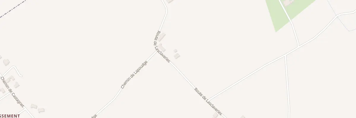 Plan du 9410 Rte de Lasclaveries à Barinque