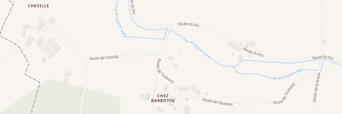 Plan du 6 Rte de Toutvent à Chantillac