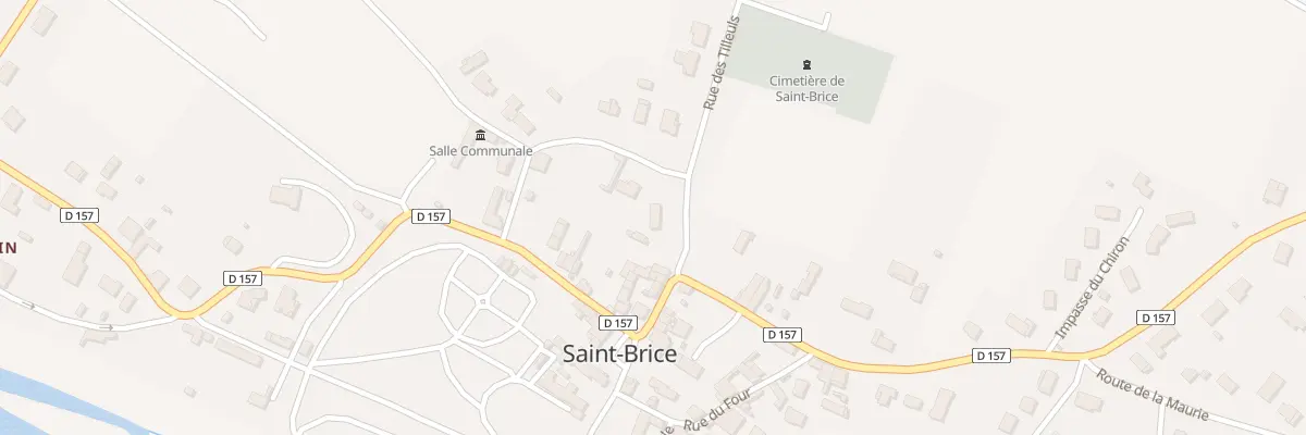 Plan du 1 Rue des Tilleuls à Saint-Brice