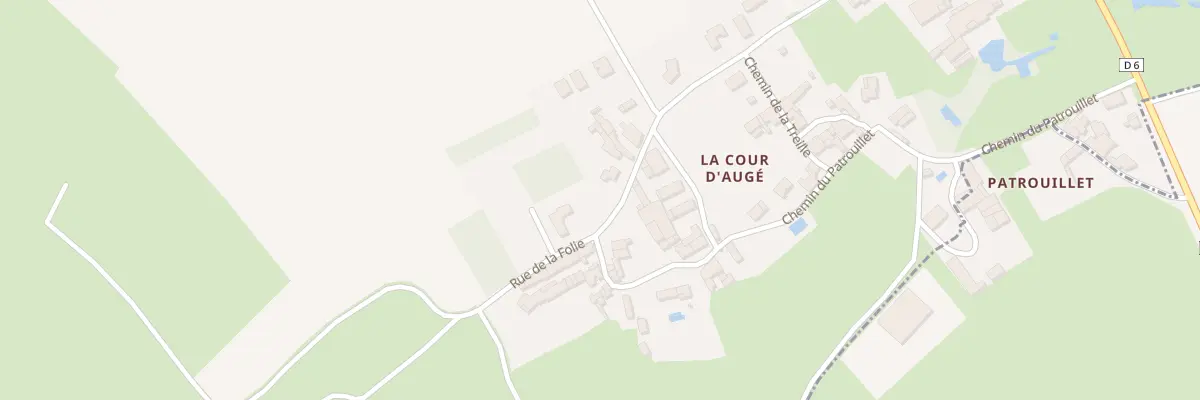 Plan du 18 Rue de la Folie La Cour à Augé