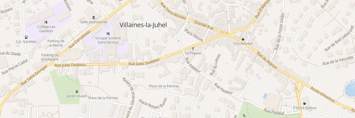Plan du 26 Rue Jules Doitteau à Villaines-la-Juhel