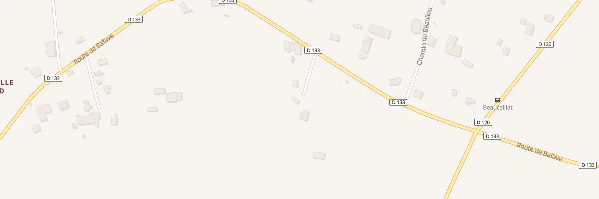 Plan du 17 Beaucaillat à Maransin