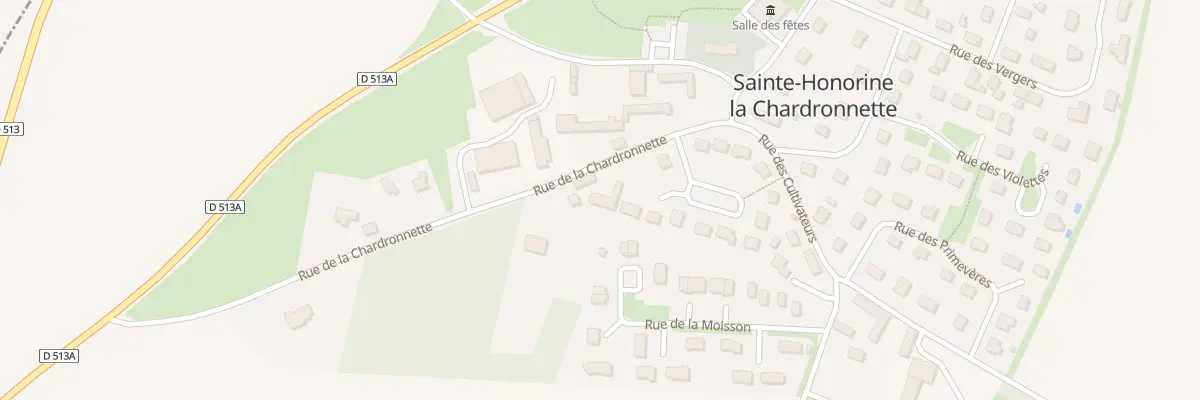 Plan du 9 Rue de la Chardronnette à Hérouvillette