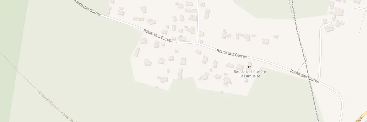 Plan du 14 Rte des Garres à Fargues
