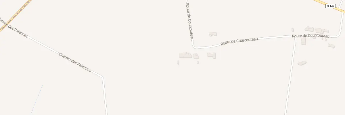 Plan du 5035 Courcouteau à Chantillac