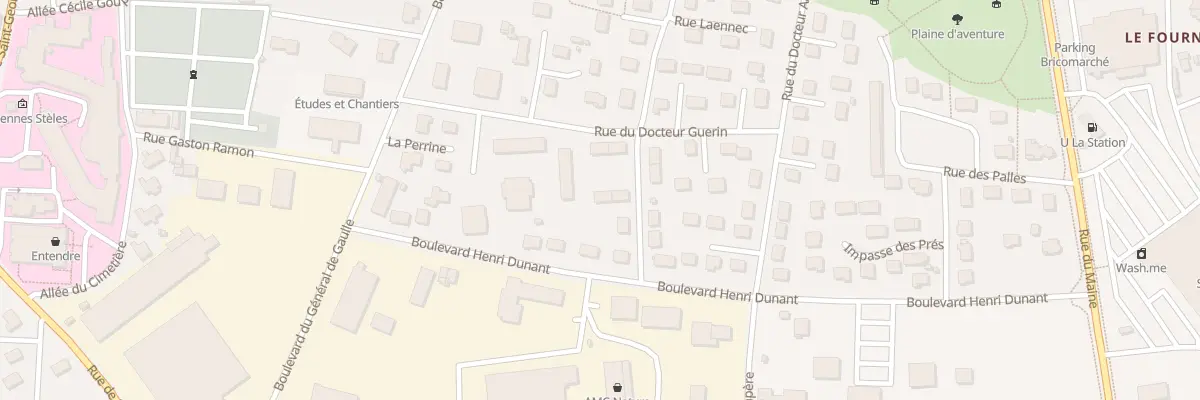 Plan du 10 Rue du Docteur Guérin à Villaines-la-Juhel