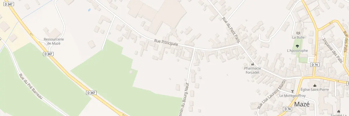 Plan du 143 Rue Principale à Mazé-Milon