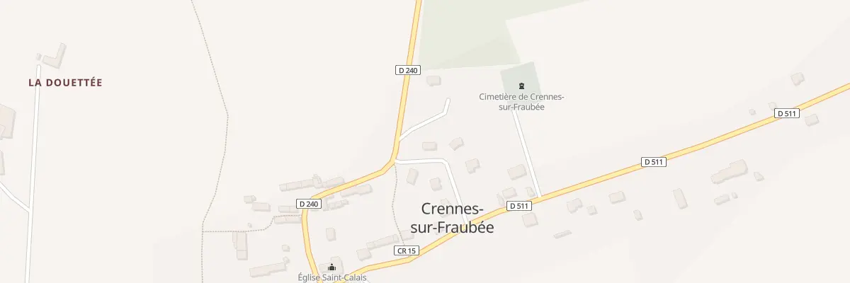 Plan du 4 Lot de la Gotherie à Crennes-sur-Fraubée