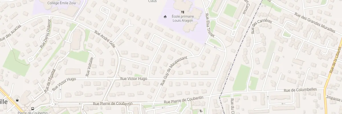 Plan du 11 Rue Guy de Maupassant à Giberville
